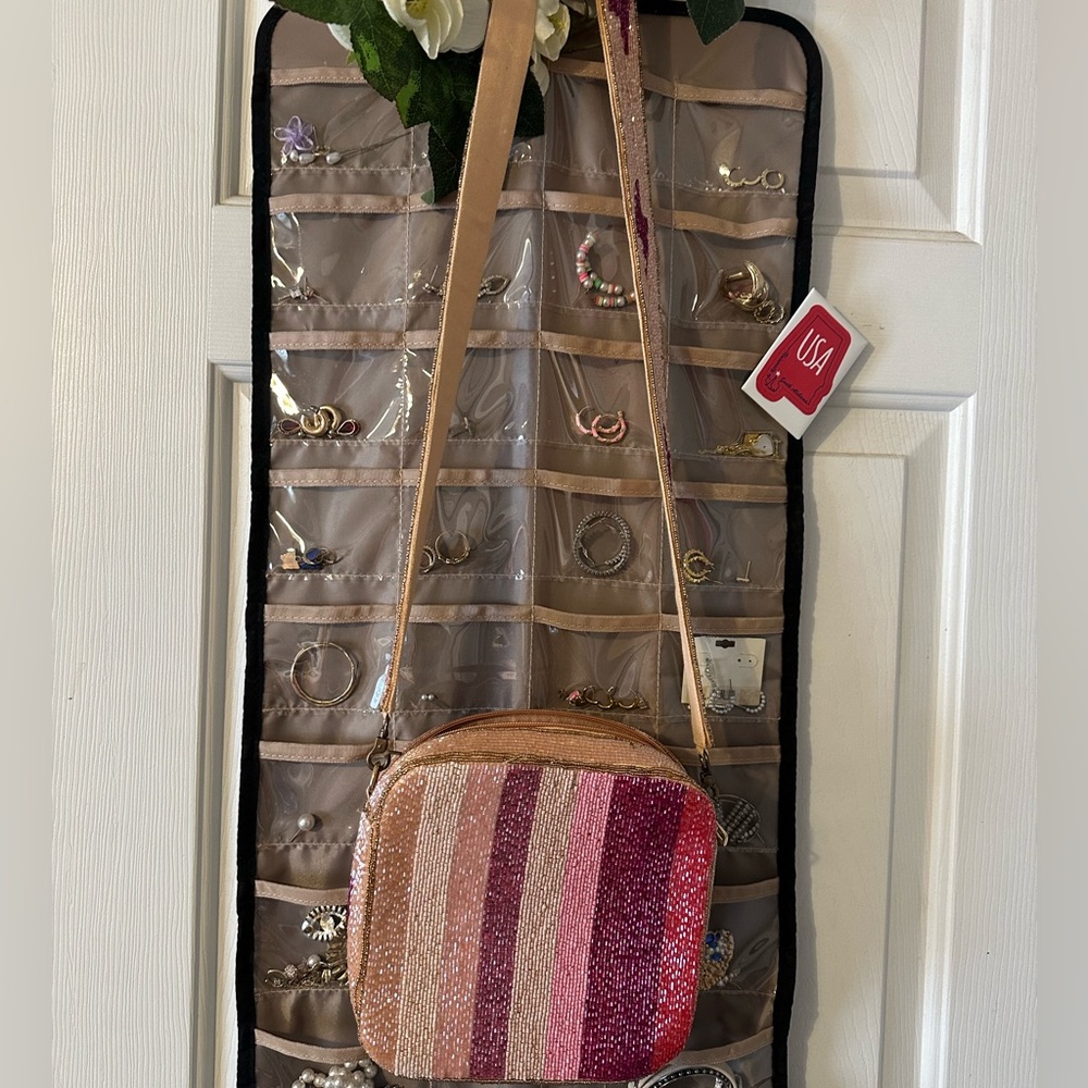 judith march beaded purse used one time!